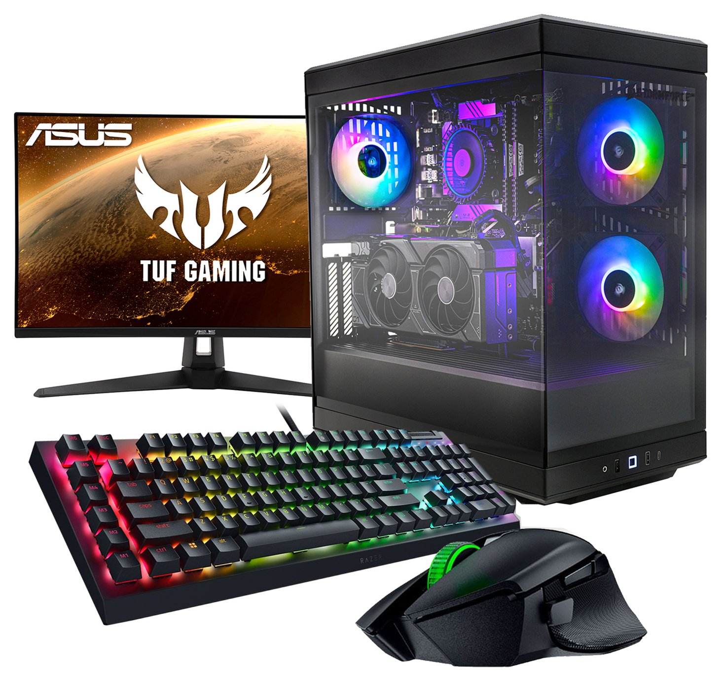 Stormforce Crystal i5 16GB 1TB RTX4070 Gaming PC Bundle