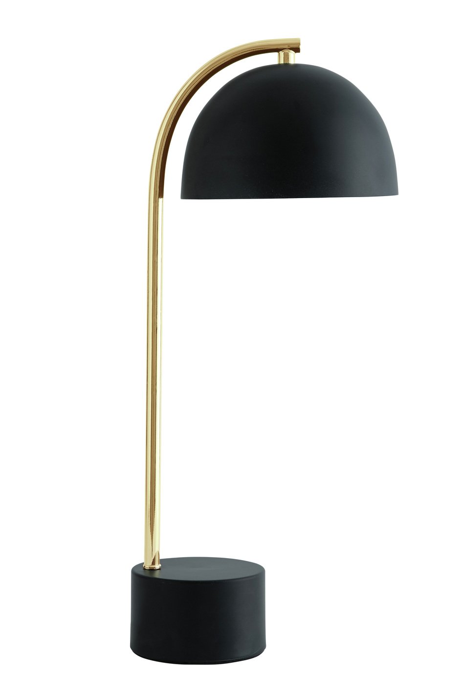 Habitat Ivar Table Lamp - Brass & Black