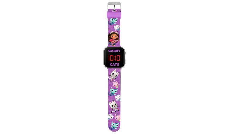 Buy Gabby s Dollhouse Purple Strap LED Watch Kids watches Argos