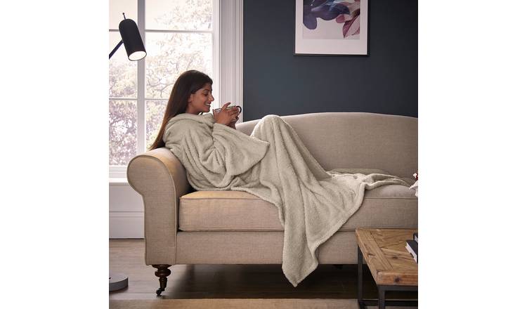 Buy Silentnight Neutral Snugsie Wearable Blanket Blankets and throws Argos