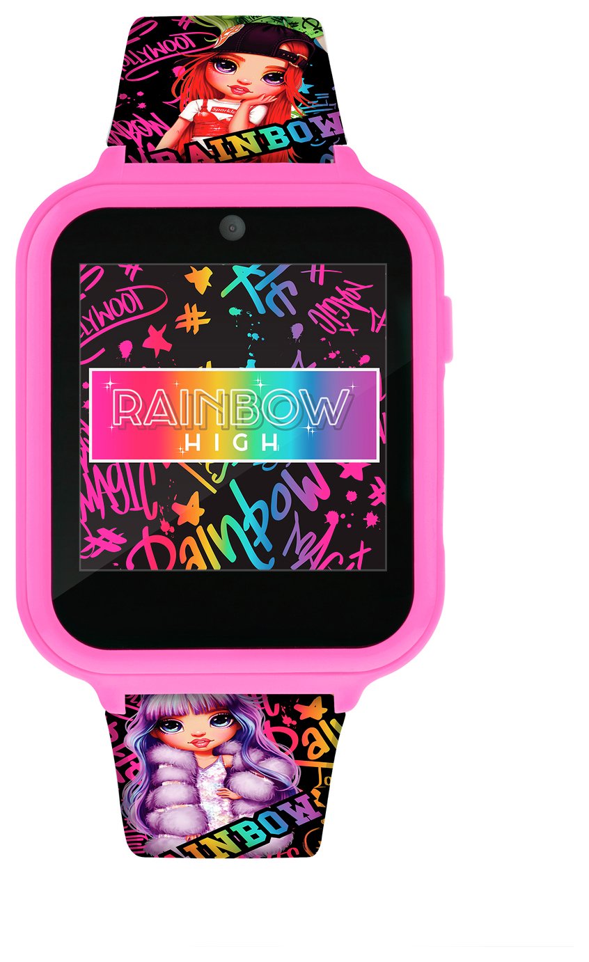 Rainbow High Multicoloured Silicone Strap Smart Watch