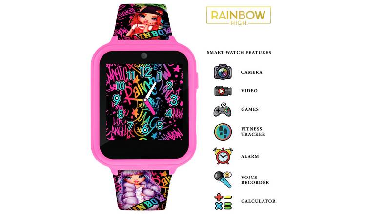 Buy Rainbow High Multicoloured Silicone Strap Smart Watch Kids