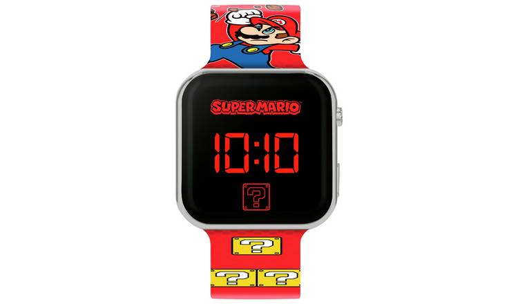 Nintento Super Mario Printed Strap LED Digital Watch