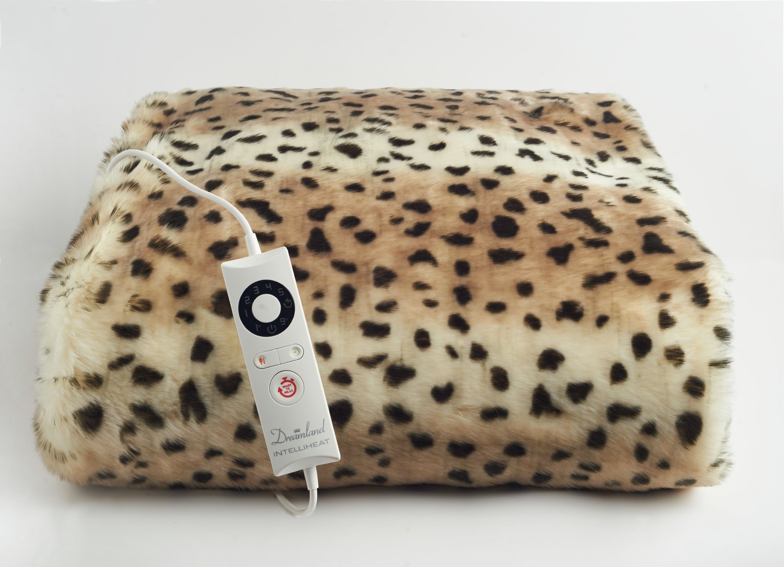 Relaxwell by Dreamland Leopard Print Faux Fur Heated Throw Review