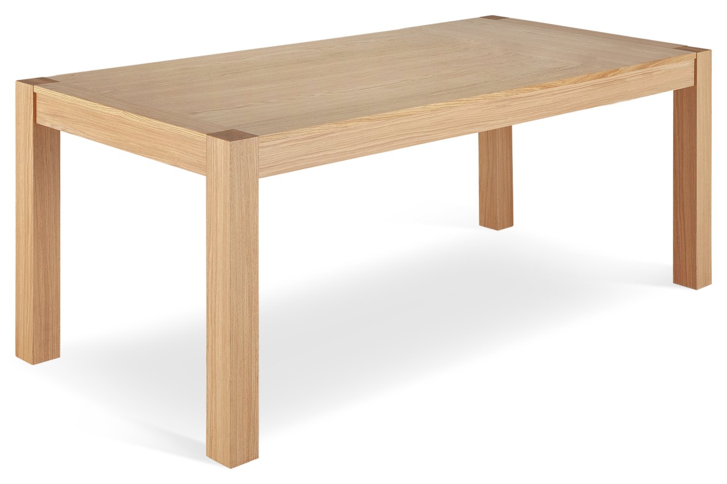 Habitat Alston Oak Veneer 6 Seater Dining Table - Oak