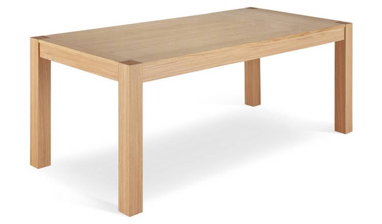 Habitat Alston Oak Veneer 6 Seater Dining Table - Oak