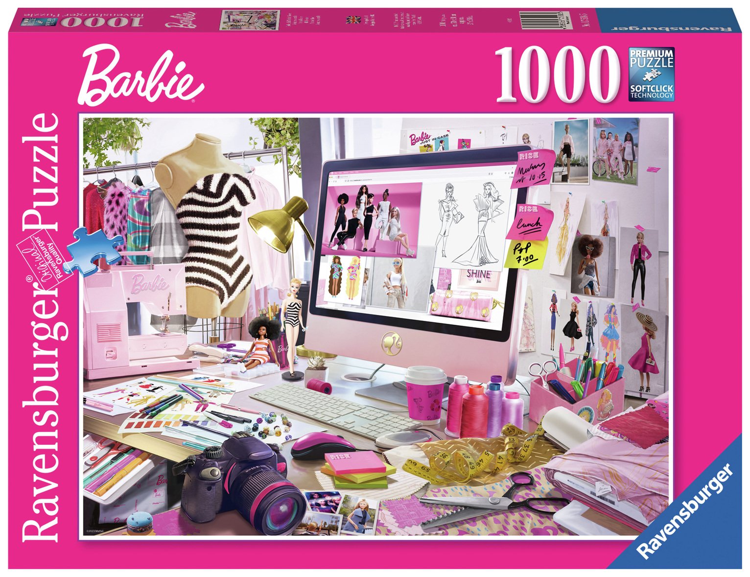 Barbie Fashion Icon 1000 Piece Puzzle