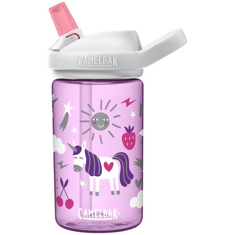 CamelBak Eddy + Unicorn Party Sipper Water Bottle - 400ml 0