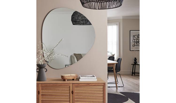 Buy Habitat Frameless Irregular Wall Mirror - 94x109cm