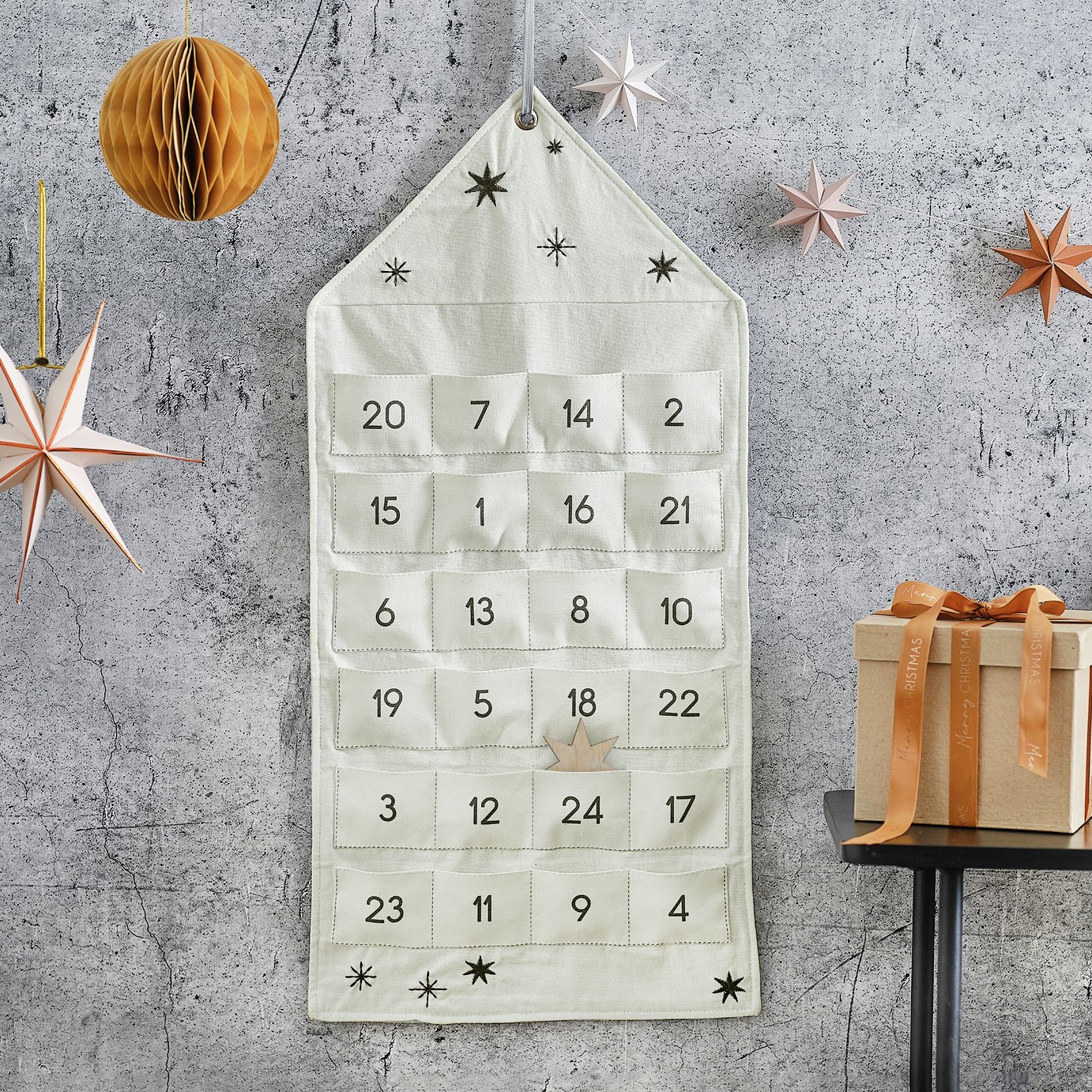 Ginger Ray Fabric Advent Calendar