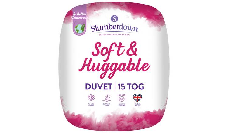 Slumberdown Soft & Huggable 15 Tog Duvet - Single