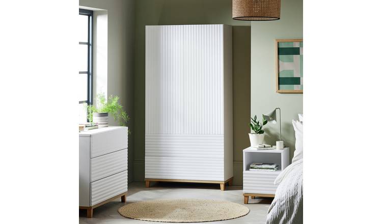 Argos white on sale wardrobe set