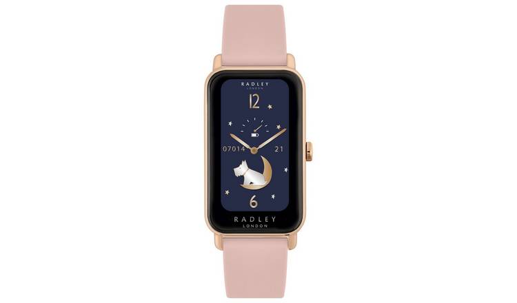 Buy Radley Series 21 Ladies Pink Silicone Strap Smart Watch Fitness and activity trackers Argos