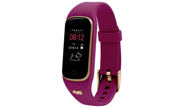 Buy Radley Ladies Series 8 Silicone Red Strap Smart Watch Fitness and activity trackers Argos