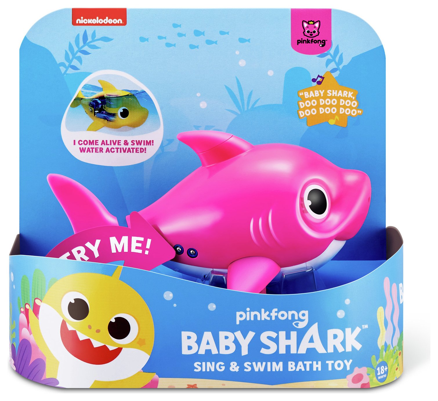 Zuru Alive Junior Robotic Baby Shark-Pink