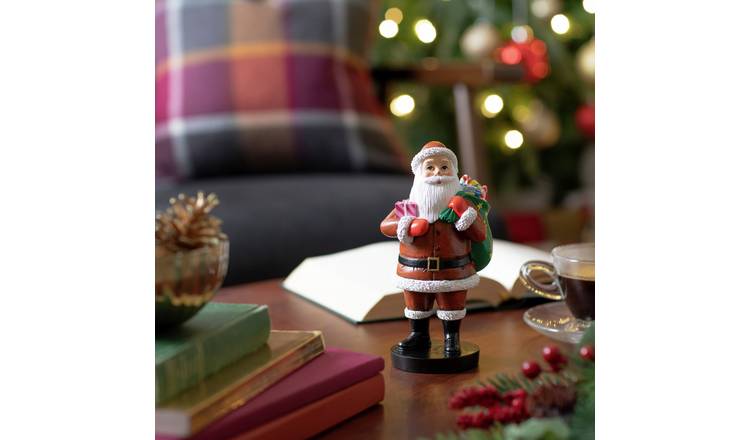 Buy Argos Home Resin Santa Christmas Decoration | Christmas ...