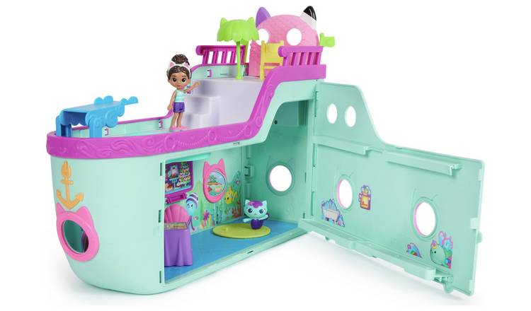 Gabby's Dollhouse Cat Friendship Cruise Ship Playset 