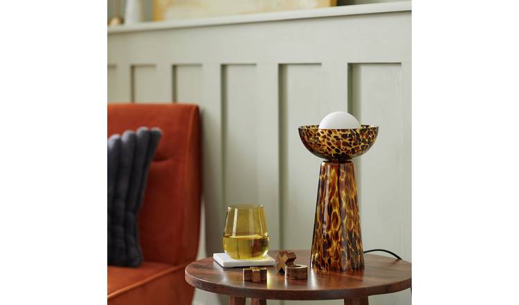 Habitat glass table deals lamp