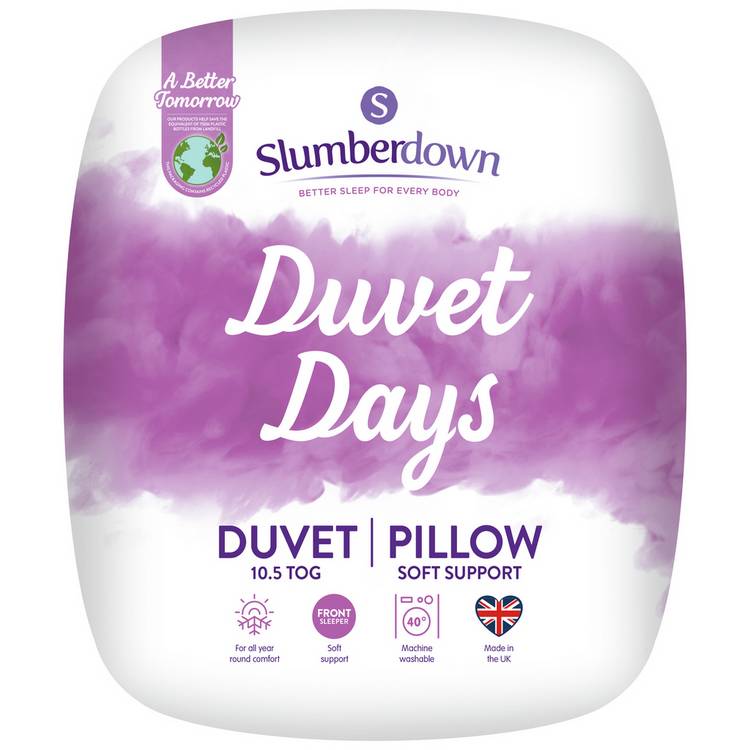 Slumberdown Duvet Days 10.5Tog Duvet and Pillow Set-Kingsize 0