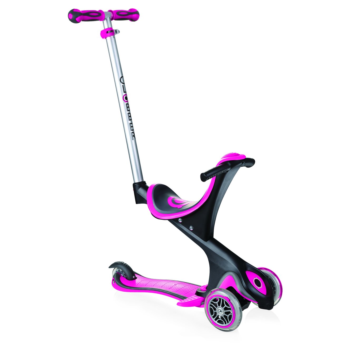 Globber Comfort Scooter - Deep Pink