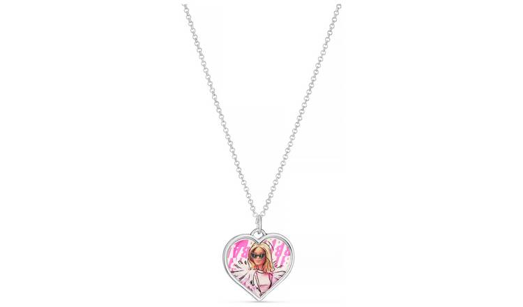 Barbie Silver Coloured Heart Pendant Necklace