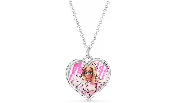 Barbie on sale necklace silver