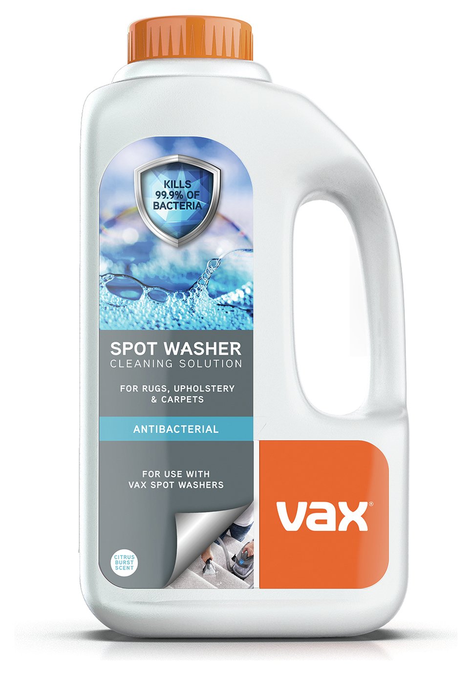 Vax Spotwash Antibacterial Carpet Cleaning Solution