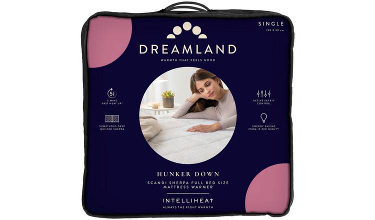 Dreamland Sherpa Electric Underblanket-Single