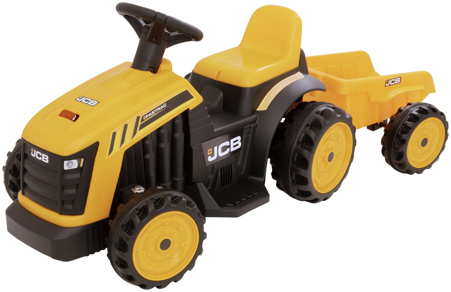 EVO JCB Tractor With Trailer 6V Powered Vehicle 