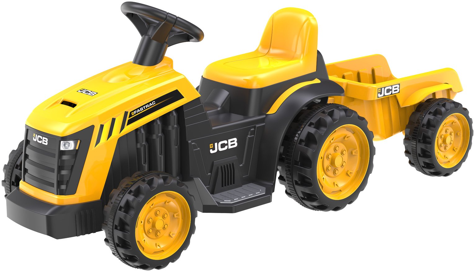 EVO JCB Tractor With Trailer 6V Powered Vehicle 