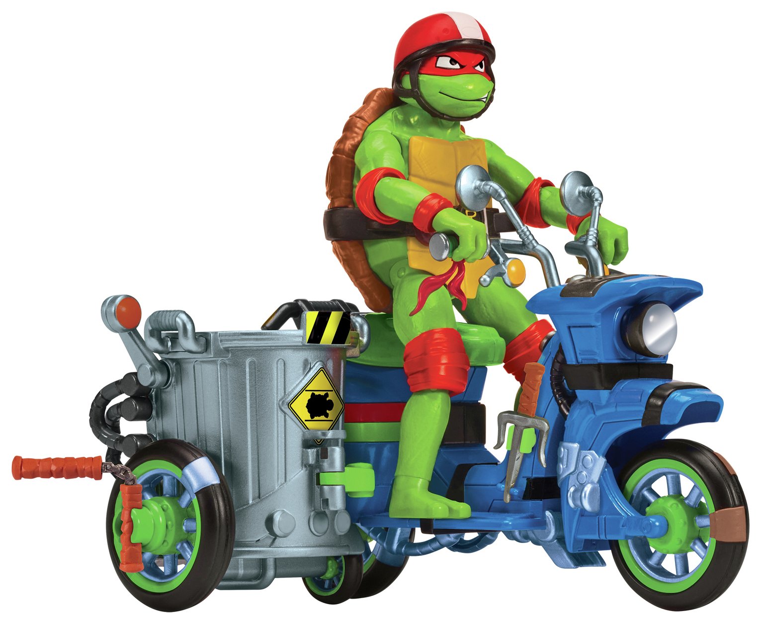 TMNT Raphael's Battle Cycle with Side car and Figure