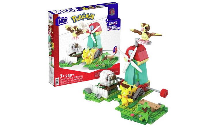 Buy Mega Pokémon Countryside Windmill Building Set