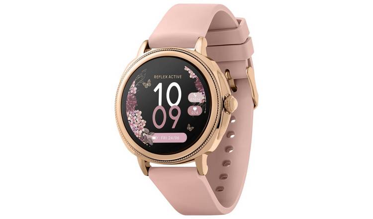 Buy Reflex Active Series 25 Pink Strap Smart Watch Argos