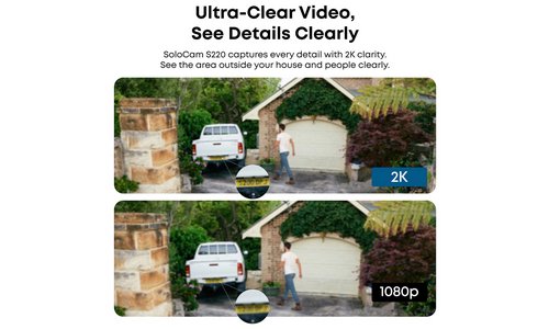 eufy SoloCam S220 2K Outdoor Camera 2 - Pack