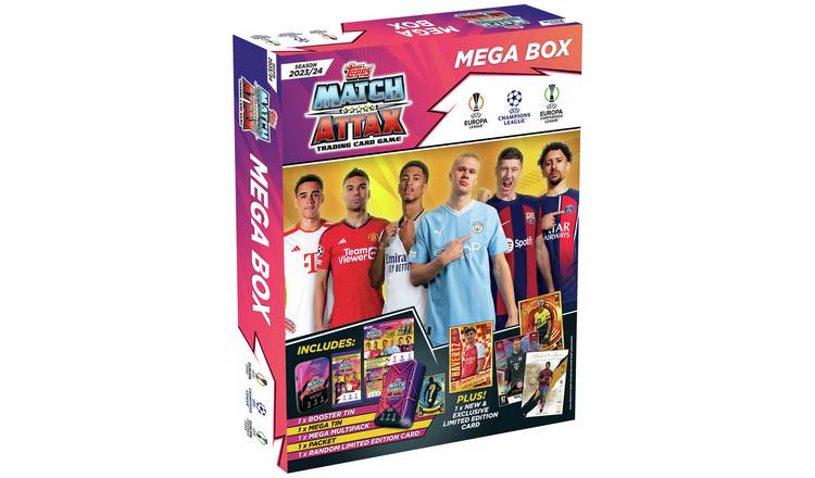 Buy Match Attax Mega Box Argos Exclusive Card Game Trading cards and card games Argos