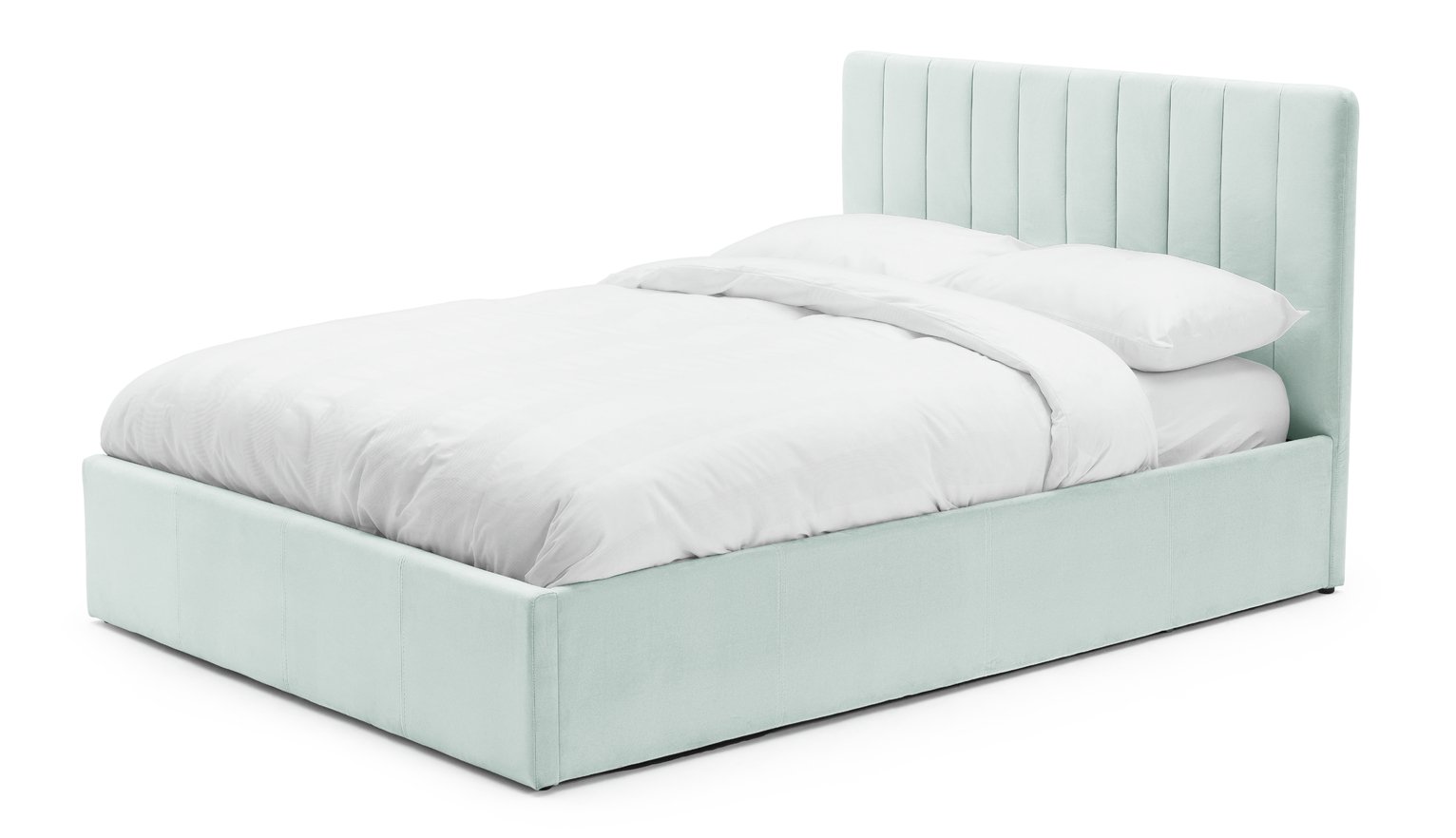 Habitat Pandora Small Double Ottoman Bed Frame - Blue