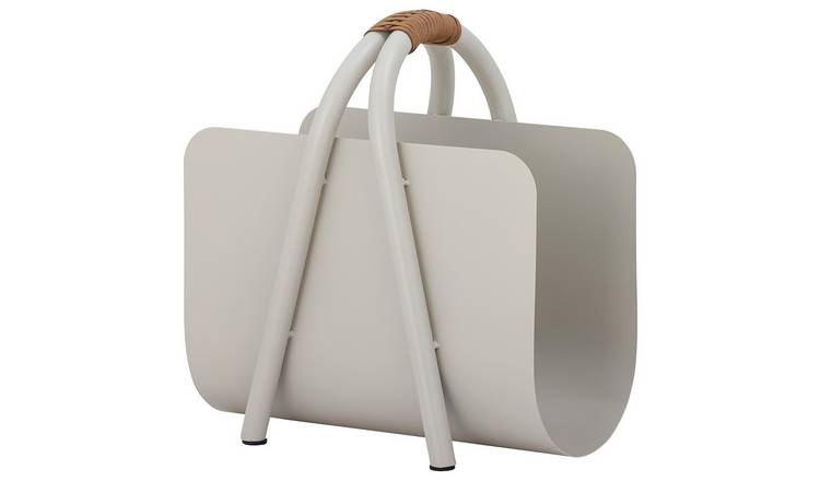 Bloomingville Eton Metal Magazine Holder - Natural