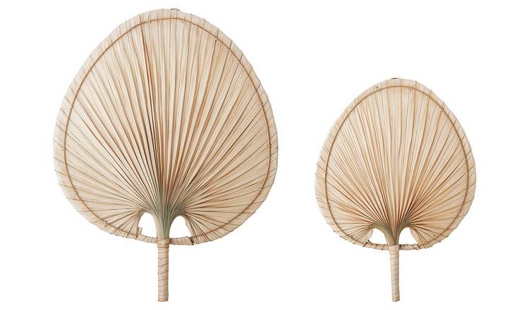 Bloomingville Palm Leaf Wall Décor - Set of 2 - Natural