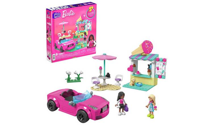 Mega Barbie Building Set -Convertible & Ice Cream Stand
