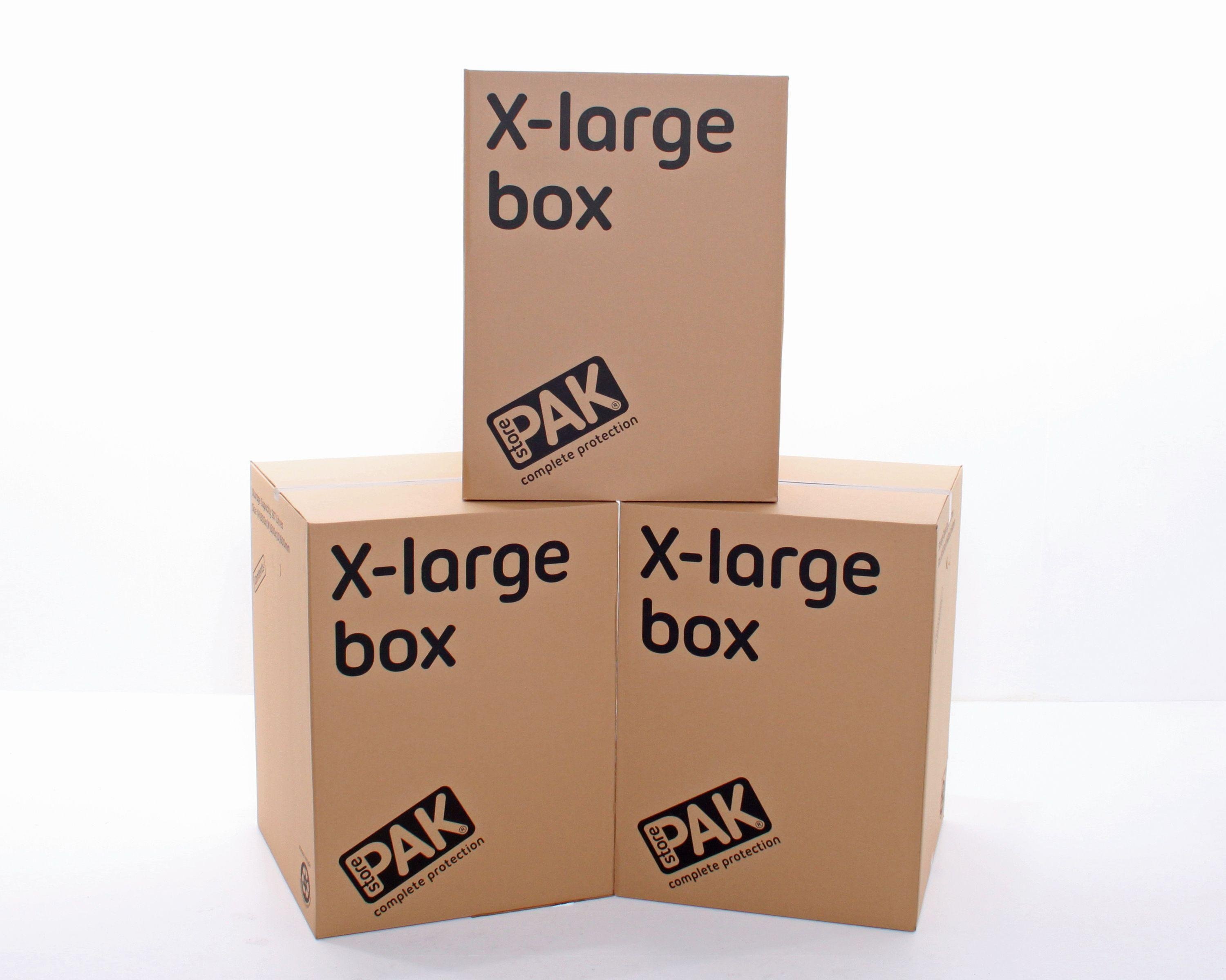 StorePAK Set of 3 Extra Large Cardboard storage/ Moving Box at Argos