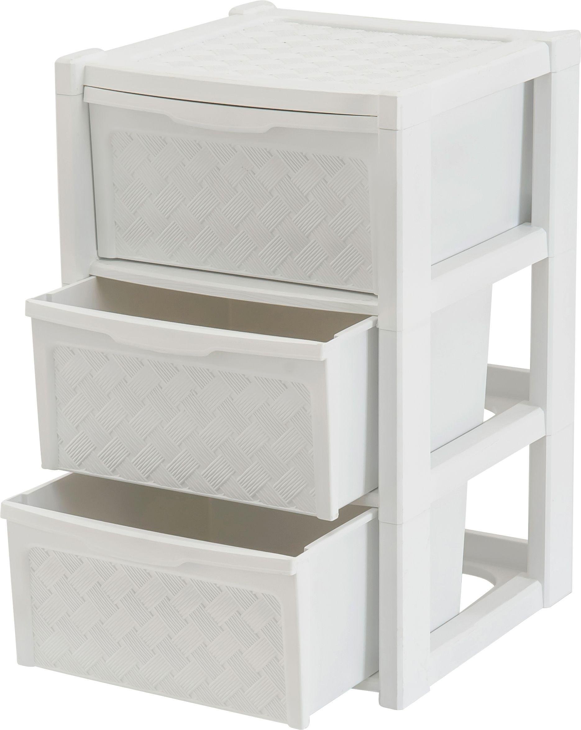 Argos Home 3 Drawer Rattan Effect Tower Storage Unit Reviews