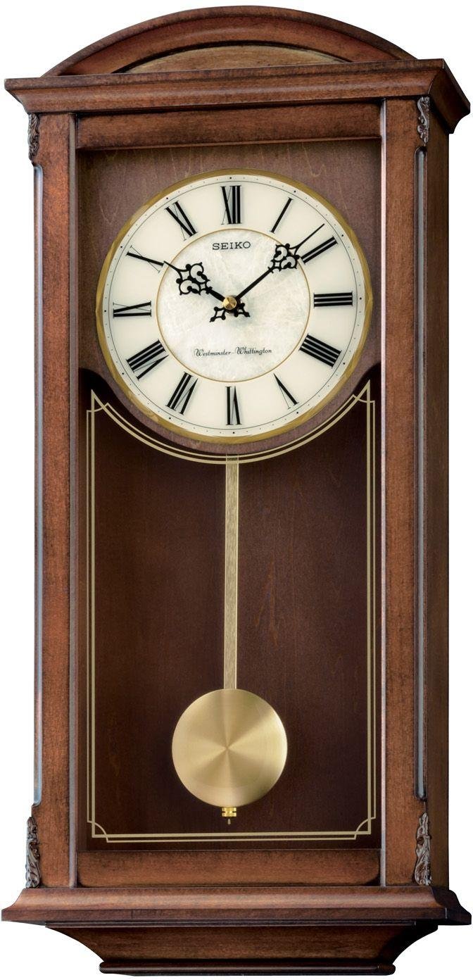 Seiko Alder Dual Chime Pendulum Wall Clock