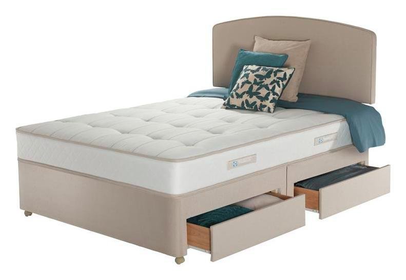 Sealy Posturepedic Firm Ortho 4 Drawer Divan - Superking