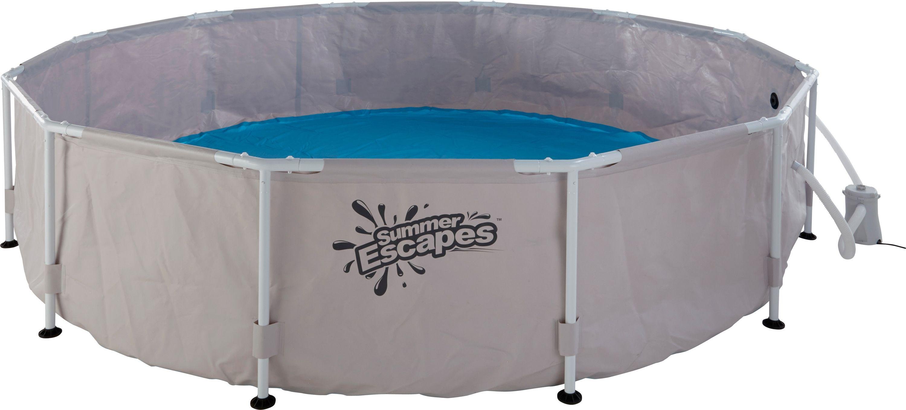 Summer Waves 12ft Round Frame Family Pool - 6056L