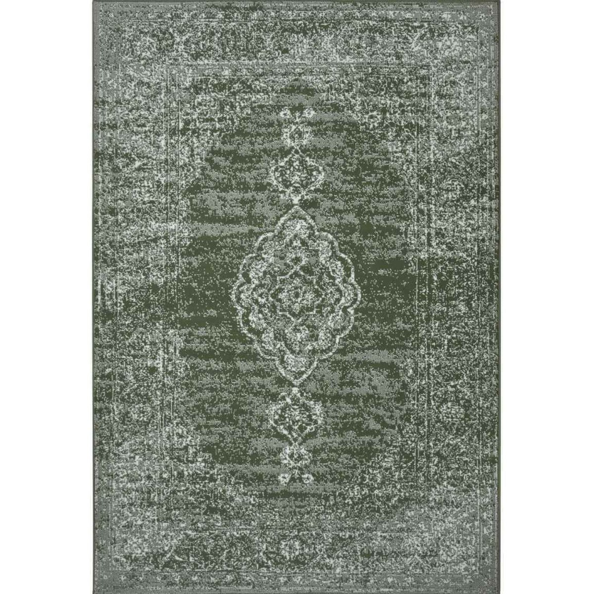 Hanse Home Green Velours Meridional Vintage Oriental Rug - 235 x 320cm - Image 3
