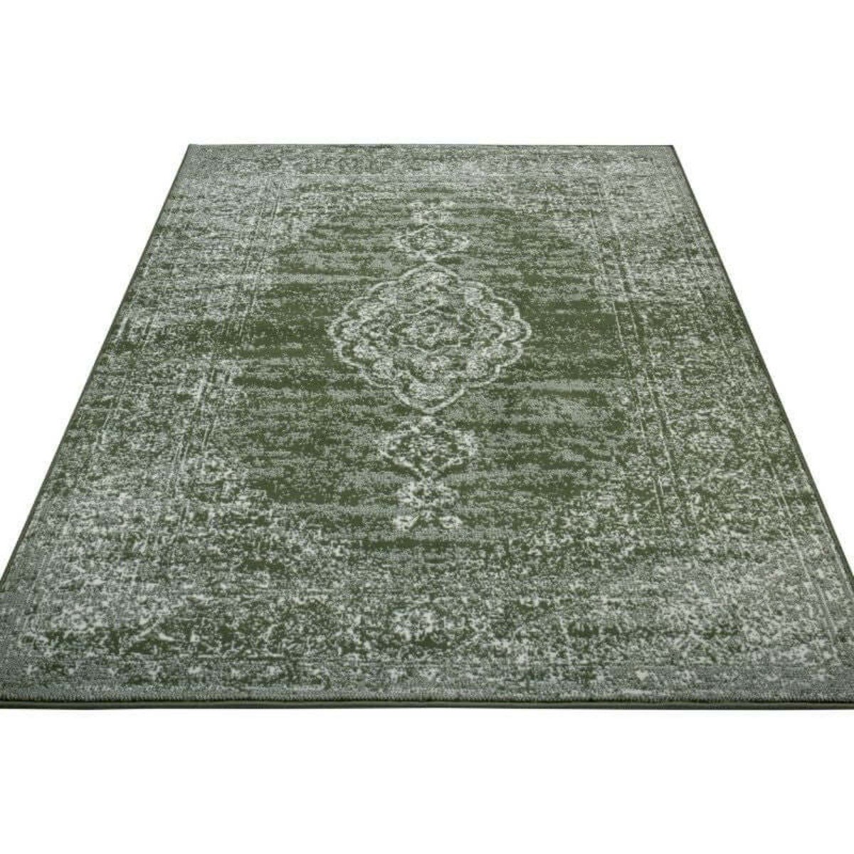 Hanse Home Green Velours Meridional Vintage Oriental Rug - 235 x 320cm - Image 6