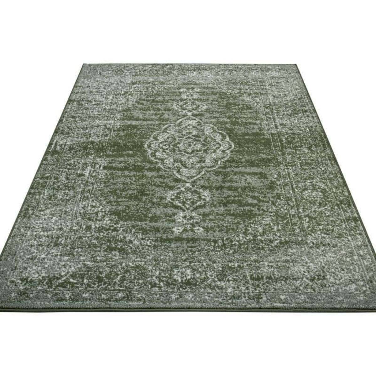 Hanse Home Green Velours Meridional Vintage Oriental Rug - 235 x 320cm - Image 6