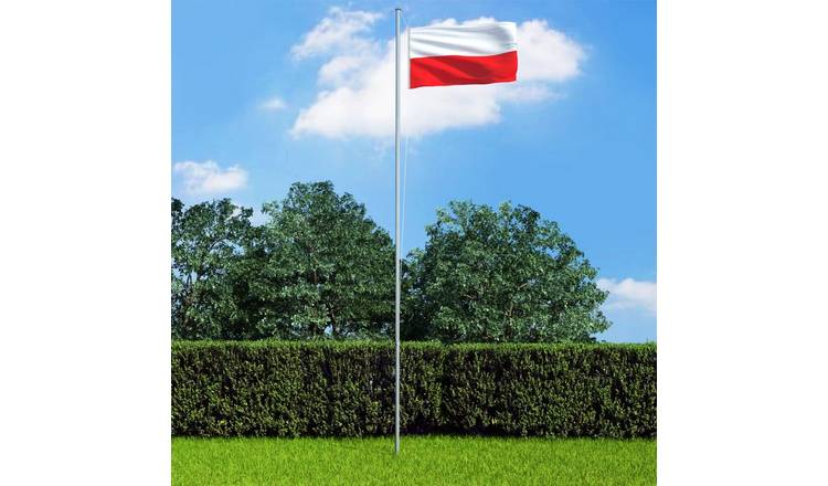 Walplus Polyester Poland Flag - Multicolour - 90 x 150 cm