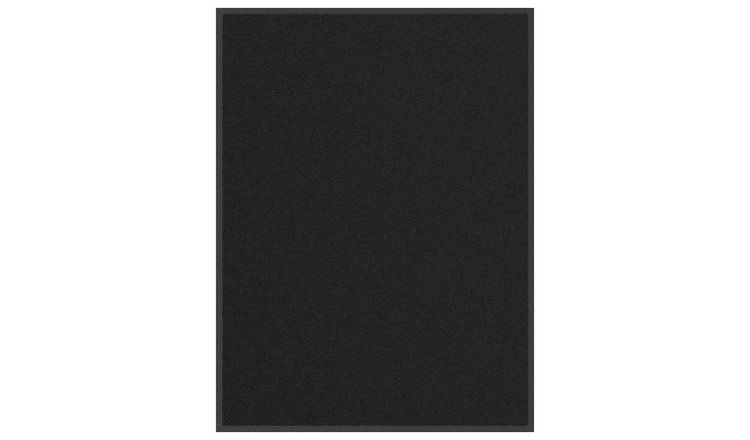 Walplus 6mm Polypropylene Doormat - Black - 90 x 120 cm