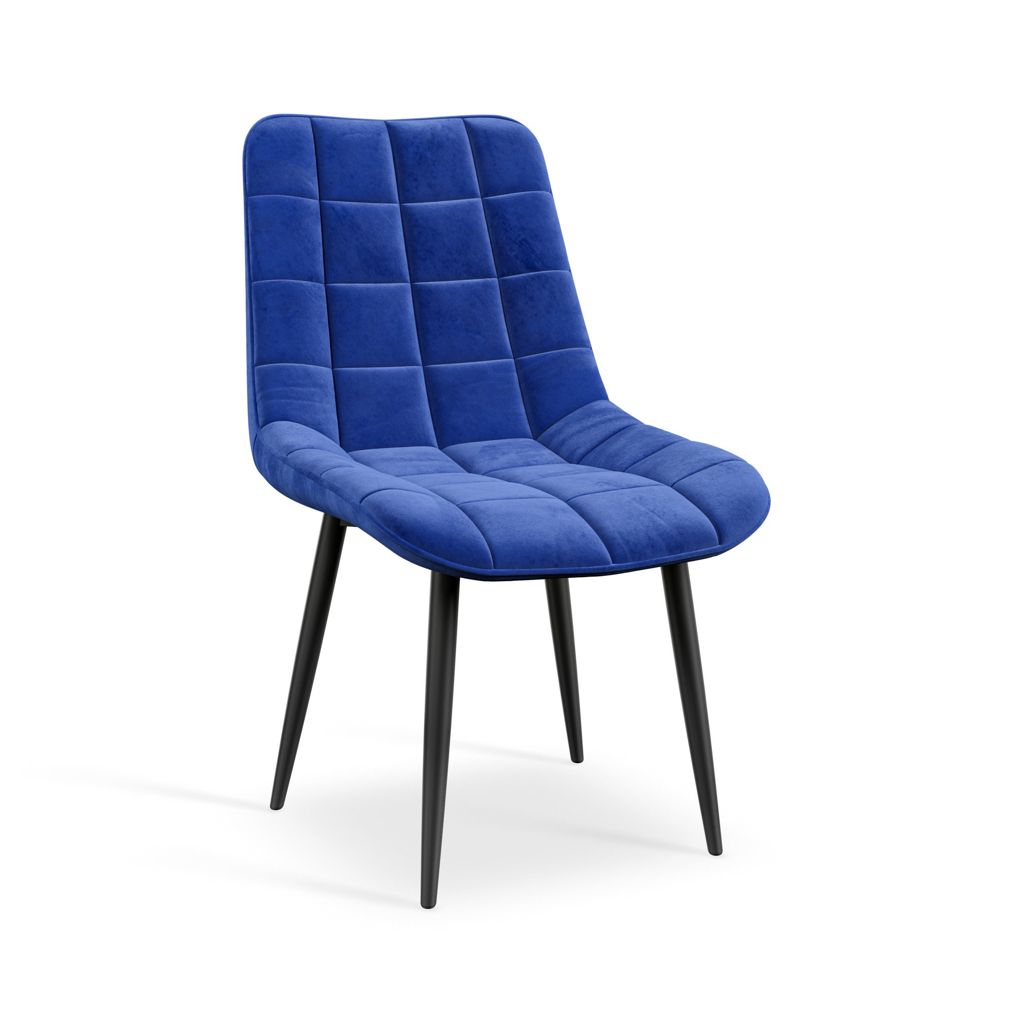 Furniture Online Aria Nova Concrete Effect Dining Table & 6 Blue Chairs - Image 6